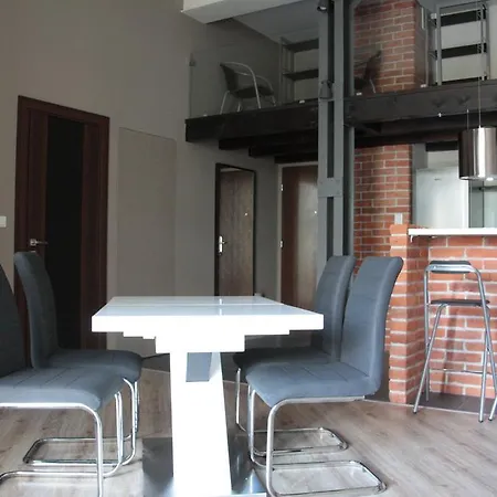 Ferienwohnung Loft Niezapominajka W Tobaco Park Łódź Zimmer foto