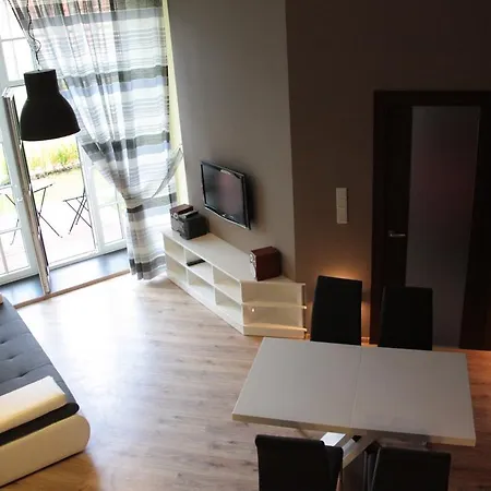 Ferienwohnung Loft Niezapominajka W Tobaco Park Łódź Zimmer foto